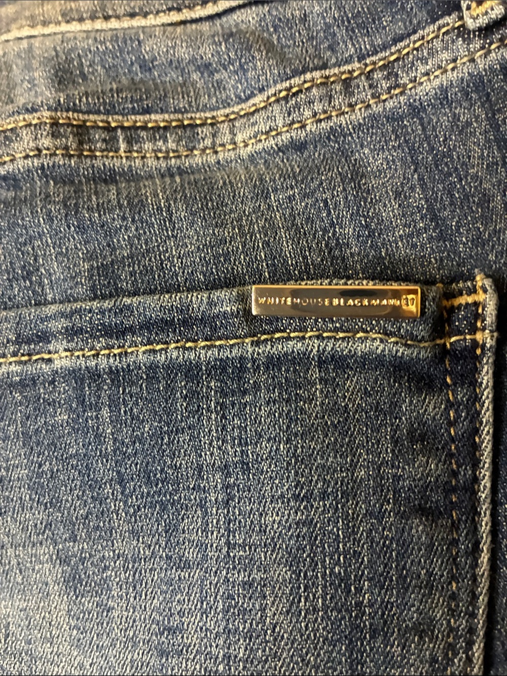 White House Black Market Womens Mid Rise Bootcut Jeans 6 - Picture 4 of 4